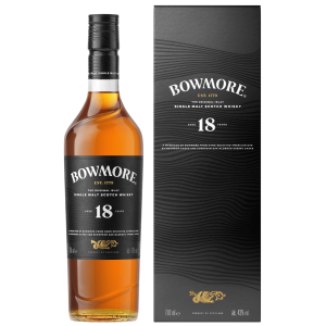 Bowmore 18 Yo bottle+box