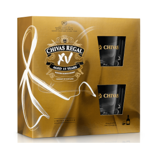 Chivas Regal XV 15 Years + 2 Gläser Blended Scotch Whisky 0,7l