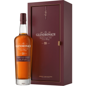 Glendronach 21 Years bottle + box