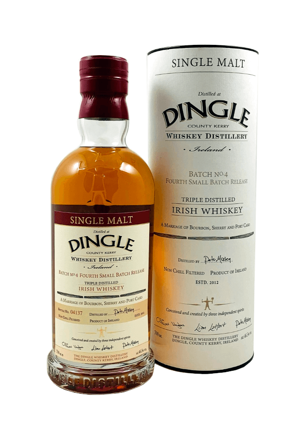 Single Malt Irish Whiskey der Marke Dingle Batch No.4 46,5% 0,7l Flasche