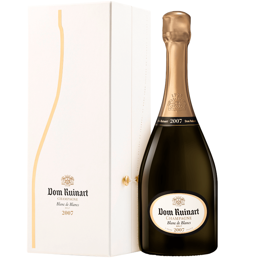 Champagner der Marke Dom Ruinart Champagner Vintage 2007 in Geschenkbox 12% 0,75l Flasche