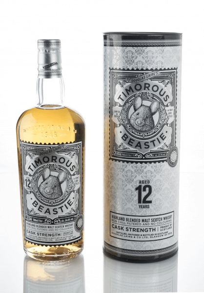 Blended Malt Scotch Whisky Douglas Laing Timorous Beastie 12 Years Cask Strength 54,4% 0,7l Flasche