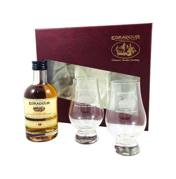 Single Malt Scotch Whisky der Marke Edradour 10 Years 40% 0,2l Flasche