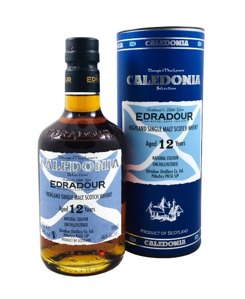 Single Malt Scotch Whisky - Edradour 12 Years Caledonia 46% 0,7l Flasche