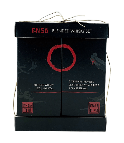 Japanese Whisky Enso mit Glas 40% 0,7l Flasche