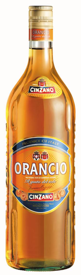 Wermut Orangico der Marke Cinzano 15% 0,75l Flasche