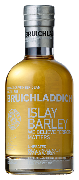 Single Malt Scotch Whisky der Marke Bruichladdich Islay Barley 50% 0,2l Flasche 