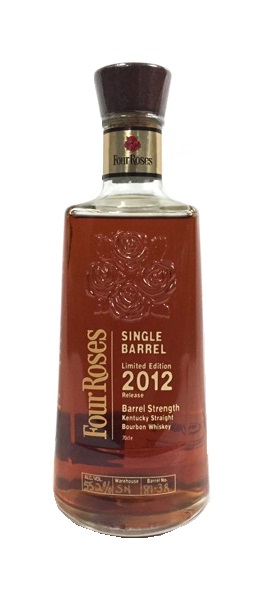Bourbon Whiskey der Marke Four Roses Single Barrel 50% 0,7l Flasche