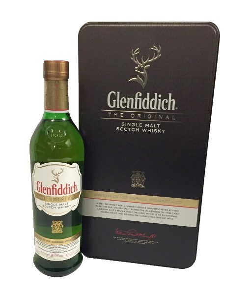 Single Malt Scotch Whisky der Marke Glenfiddich Original 40% 0,7l Flasche