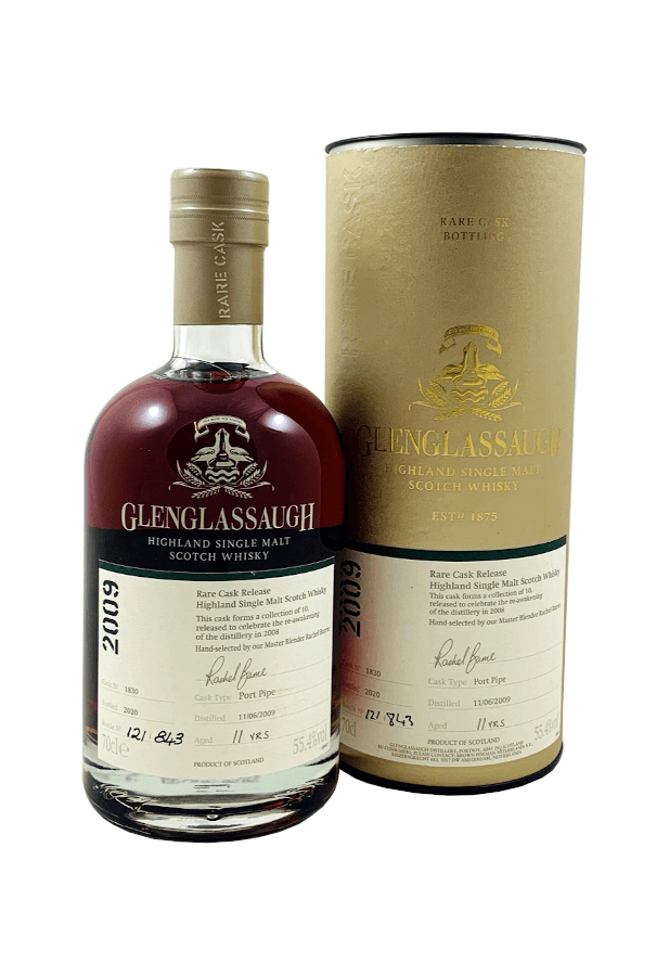 Single Malt Scotch Whisky Glenglassaugh Batch 4 2009 11 Years #1830 Port Pipe 55,4% 0,7l Flasche