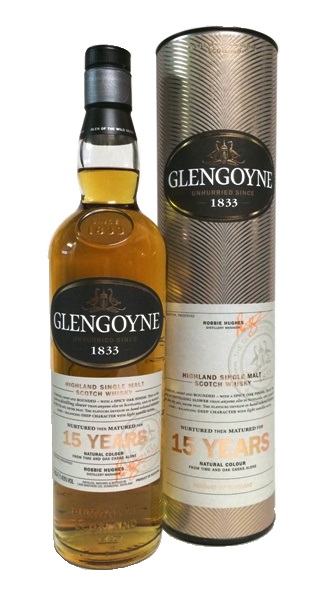 Single Malt Scotch Whisky der Marke Glengoyne 15 Jahre 43% 0,7l Flasche