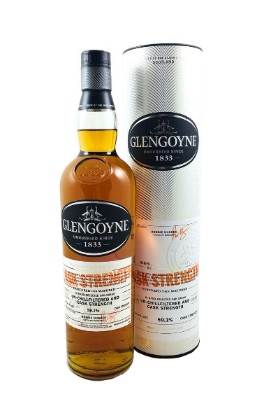 Single Malt Scotch Whisky der Marke Glengoyne Cask Strength 59,1% 0,7l Flasche