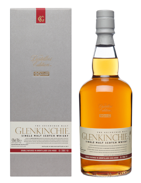 Single Malt Scotch Whisky der Marke Glenkinchie Distillers Edition 43% 0,7l Flasche
