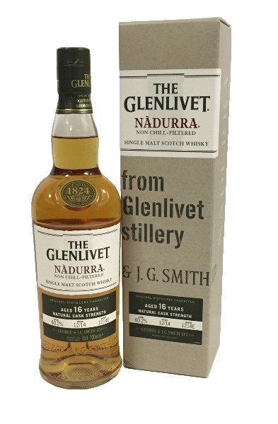 Single Malt Scotch Whisky der Marke The Glenlivet Nadurra 60,2% 0,7l Fl.