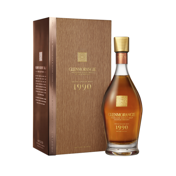 Single Malt Scotch Whisky der Marke Glenmorangie 1990 43% 0,7l Flasche