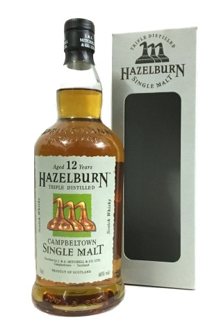 Single Malt Whisky der Marke Hazelburn 12 Years 46% 0,7l Flasche