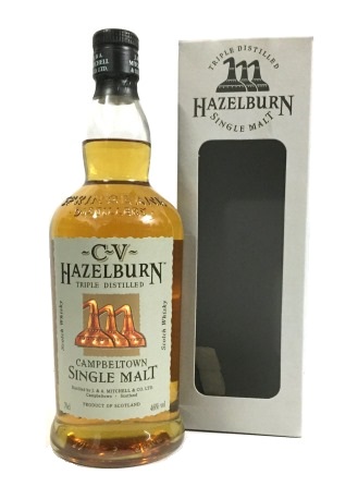 Single Malt Whisky der Marke Hazelburn CV 46% 0,7l Flasche