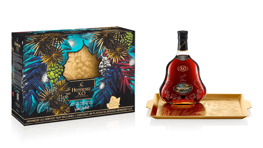 Cognac der Marke Hennessy XO Holiday Edition 2021 40% 0,7l Flasche