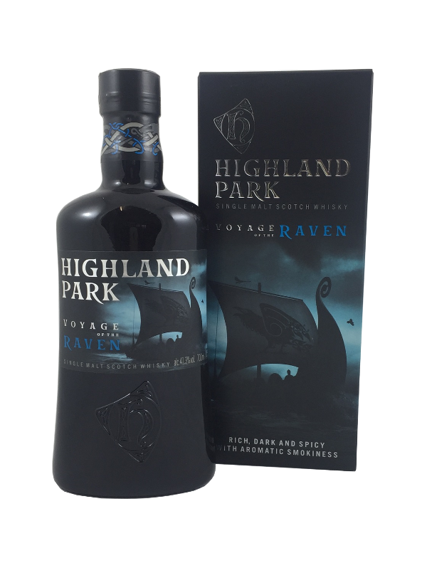 Single Malt Scotch Whisky der Marke Highland Park Voyage of the Raven 41,3% 0,7l Flasche