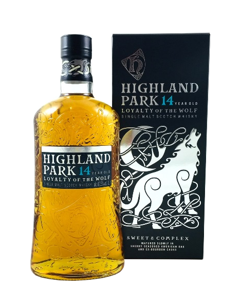 Single Malt Scotch Whisky der Marke Highland Park Loyalty of the Wolf 14 Years 42,3% 1,0l Flasche