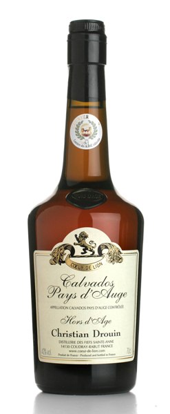Calvados der Marke Christian Drouin Hors d'age 40% 0,7l Flasche