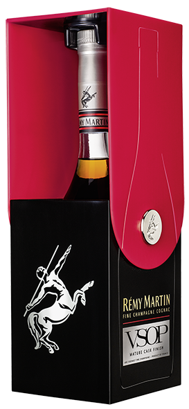 Cognac VSOP der Marke Remy Martin mit Eiskühler 40% 0,7l Flasche