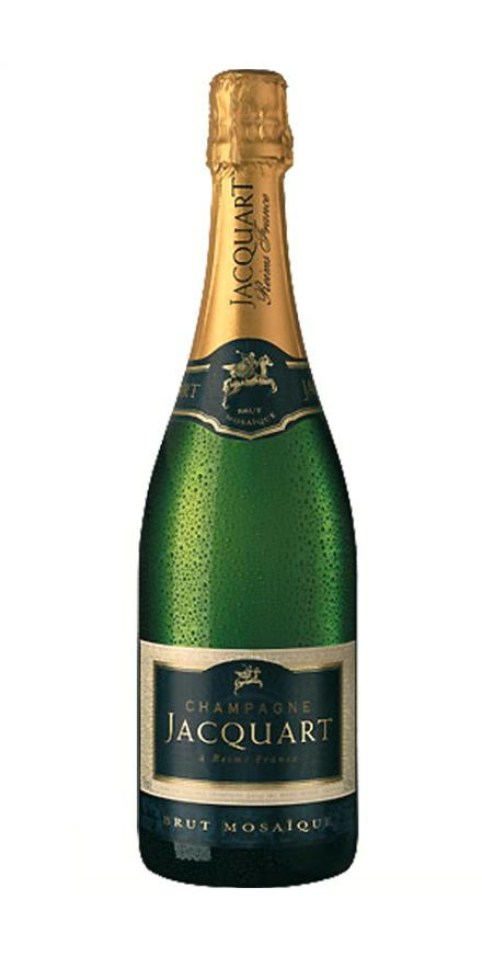 Champagner der Marke Jacquart Brut Mosaique 12% 0,75l Flasche