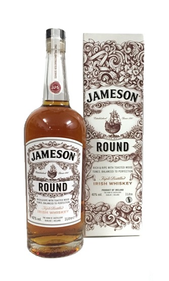 Irish Whiskey der Marke Jameson Round 40% 1,0l Flasche