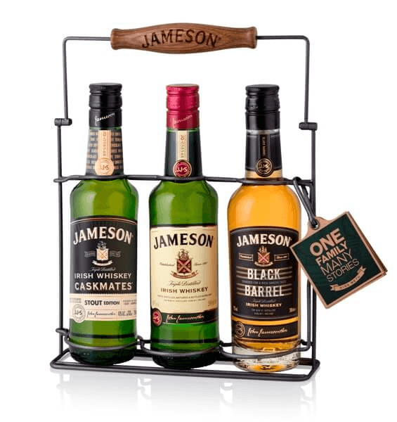 Irish Whiskey der Marke Jameson Tripple Pack 40% 3-0,2l Flasche