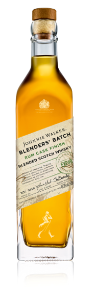 Blended Scotch Whisky der Marke Johnnie Walker Blenders Batch Rum Cask Finish 40,8% 0,5l Flasche