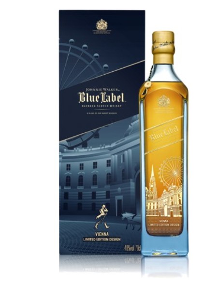 Blended Scotch Whisky der Marke Johnnie Walker Blue Label 40% 0,7l Flasche
