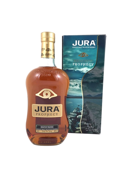 Single Malt Scotch Whisky der Marke Isle of Jura Prophecy Heavily Peated 46% 0,7l Flasche