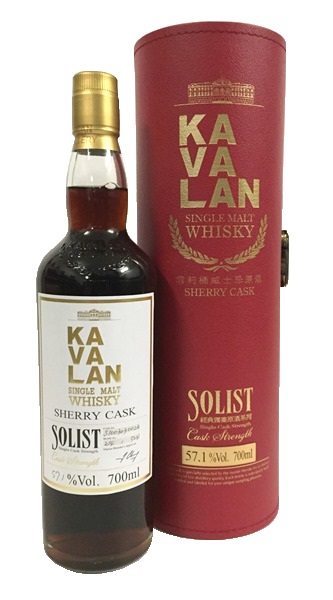 Single Malt der Marke Kavalan Solist Sherry Cask Strength 59,4% 0,7l Flasche