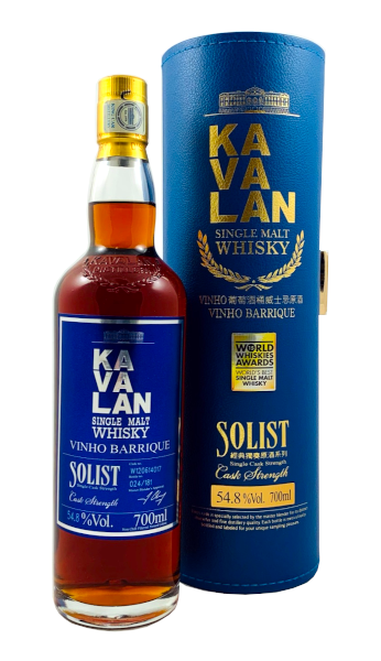 Single Malt Whisky Kavalan Solist Vinho Barrique 54,8% 0,7l Flasche