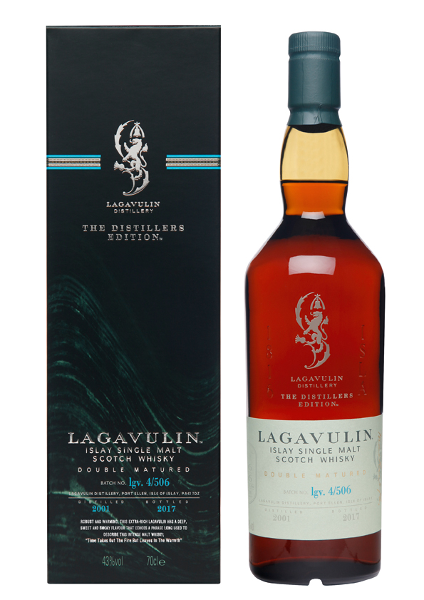 Single Malt Scotch Whisky der Marke Lagavulin Distillers Edition 43% 1,0l Flasche