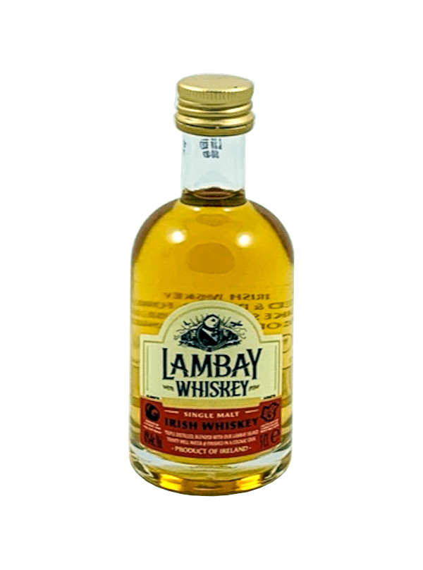 Single Malt Irish Whiskey der Marke Lambay 40% 0,05l Flasche