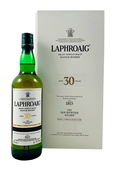 Single Malt Scotch Whisky der Marke Laphroaig 30 Years The Ian Hunter Limited Edition 46,7% 0,7l Flasche