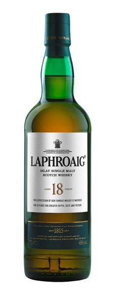 Malt Scotch Whisky der Marke Laphroaig 18 Years Old Single 48% 0,7l Flasche