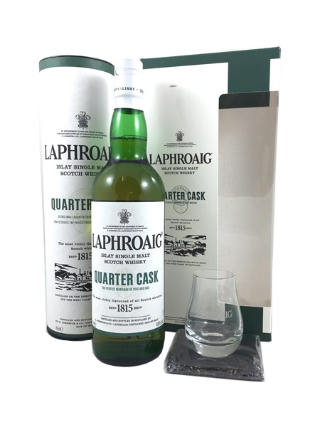 Single Malt Scotch Whisky der Marke Laphroaig Quarter Cask 48% 0,7l Flasche