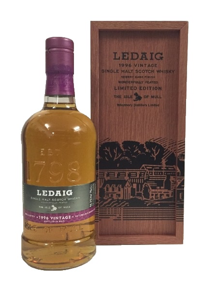 Single Malt Scotch Whisky der Ledaig Vintage 2015/1996 46,3% 0,7l Flasche