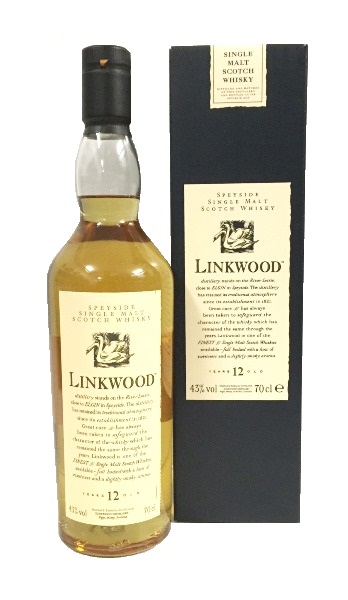 Single Malt Scotch Whisky der Marke Linkwood 12 Jahre 43% 0,7l Flasche
