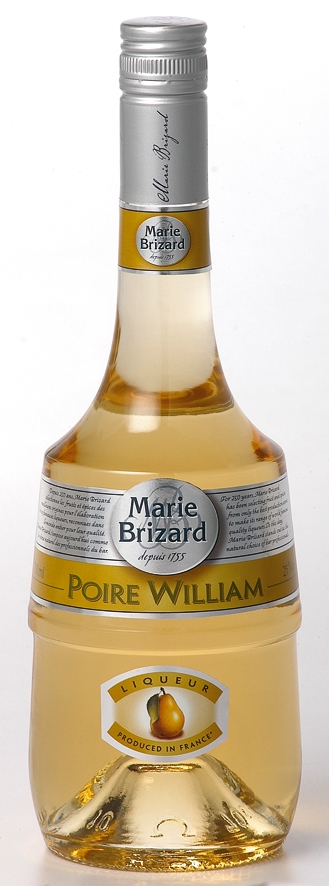 Poire William Likör der Marke Marie Brizard 25% 0,7l Flasche