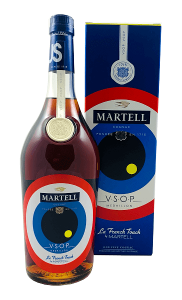 Cognac der Marke Martell VSOP La French Touch Edition 40% 1,0l Flasche