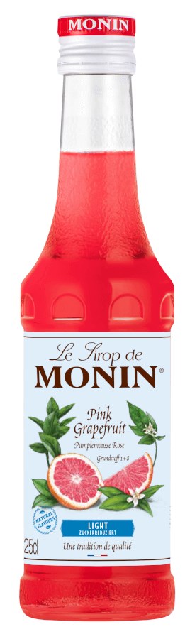 Pink Grapefruit Light zuckerreduziert Sirup der Marke Le Sirop de Monin 0,25l Flasche