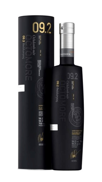Single Malt Scotch Whisky der Marke Bruichladdich Octomore 9.2 58,2% 0,7l Fl.