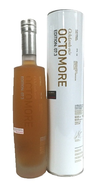 Single Malt Scotch Whisky der Marke Bruichladdich Octomore 7.3 63% 0,7l Flasche