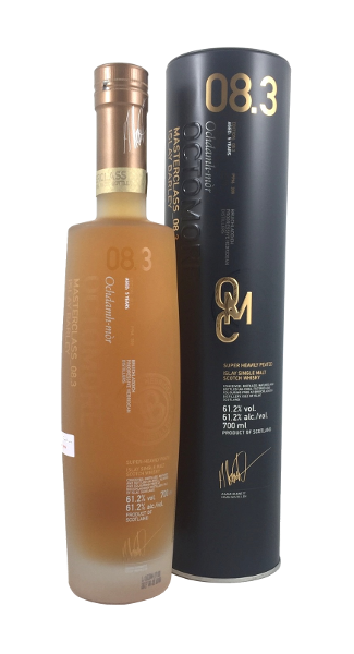 Single Malt Scotch Whisky der Marke Bruichladdich Octomore 8.3 Islay Barley 61,2% 0,7l Flasche