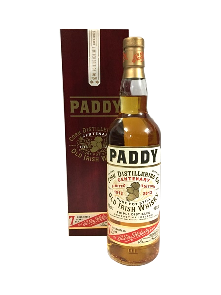 Irish Whiskey der Marke Paddy 7 Years 43% 0,7l Flasche