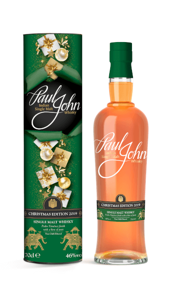 Indian Whisky Paul John Chrismas Edition 2019 46% 0,7l Flasche