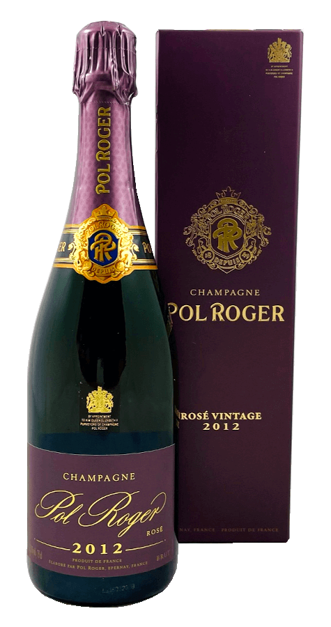 Champagner der Marke Pol Roger Vintage Rosé 2012 12,5% 0,75l Flasche